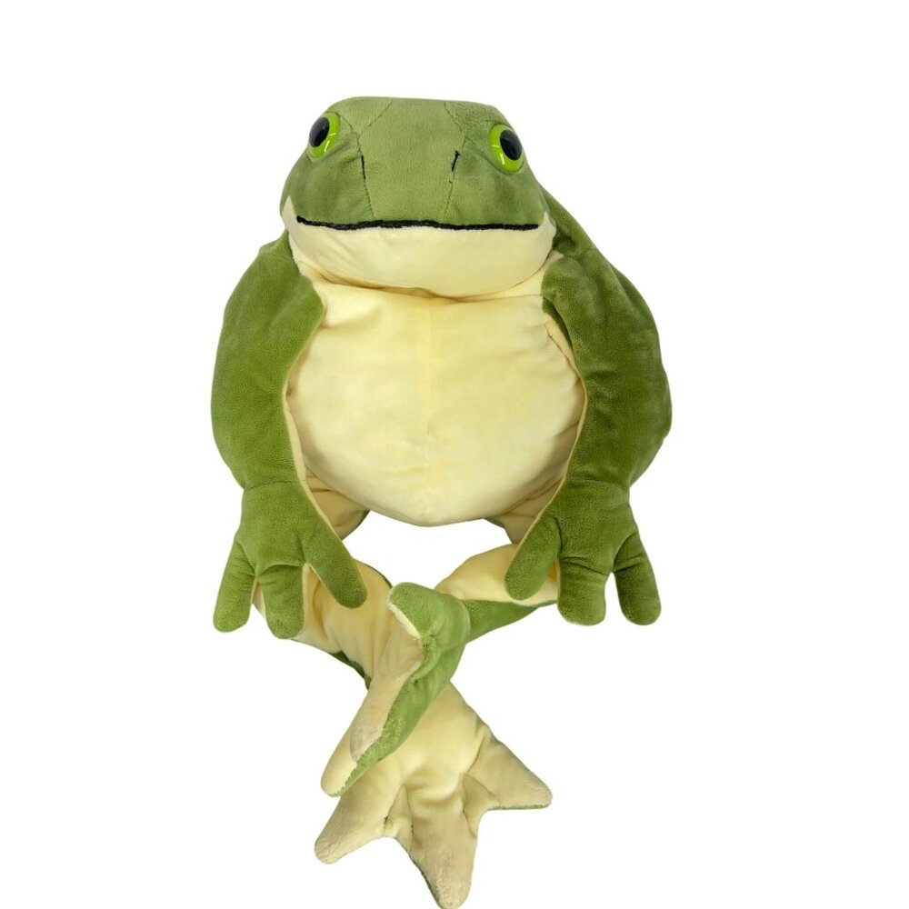 Ice King Bear Plush Giant Frog Stuffed Animal Soft Toy, 22 Inches‎ Large, Green